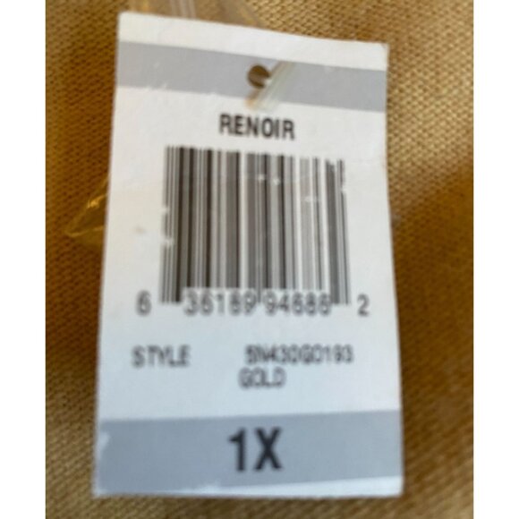 INC NWT Womens Gold Beaded Open Cardigan Sweater 1X Quiet Luxury Glam Party Y2K - Picture 6 of 11